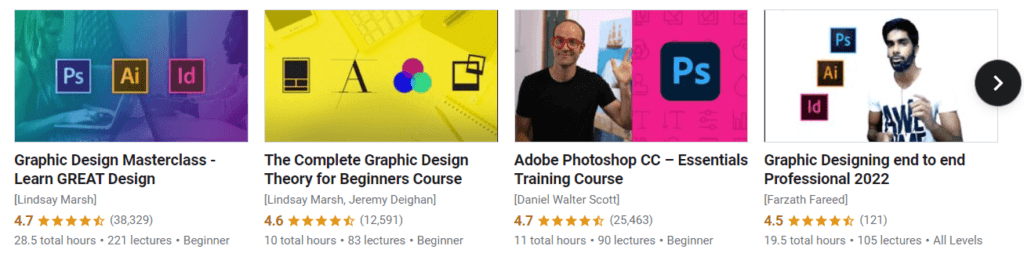 Udemy Graphic Design Courses