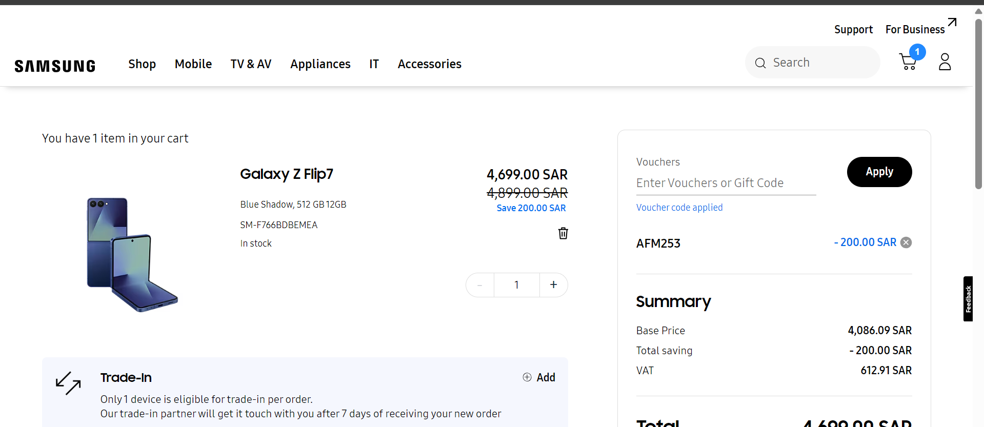 Samsung KSA Coupon